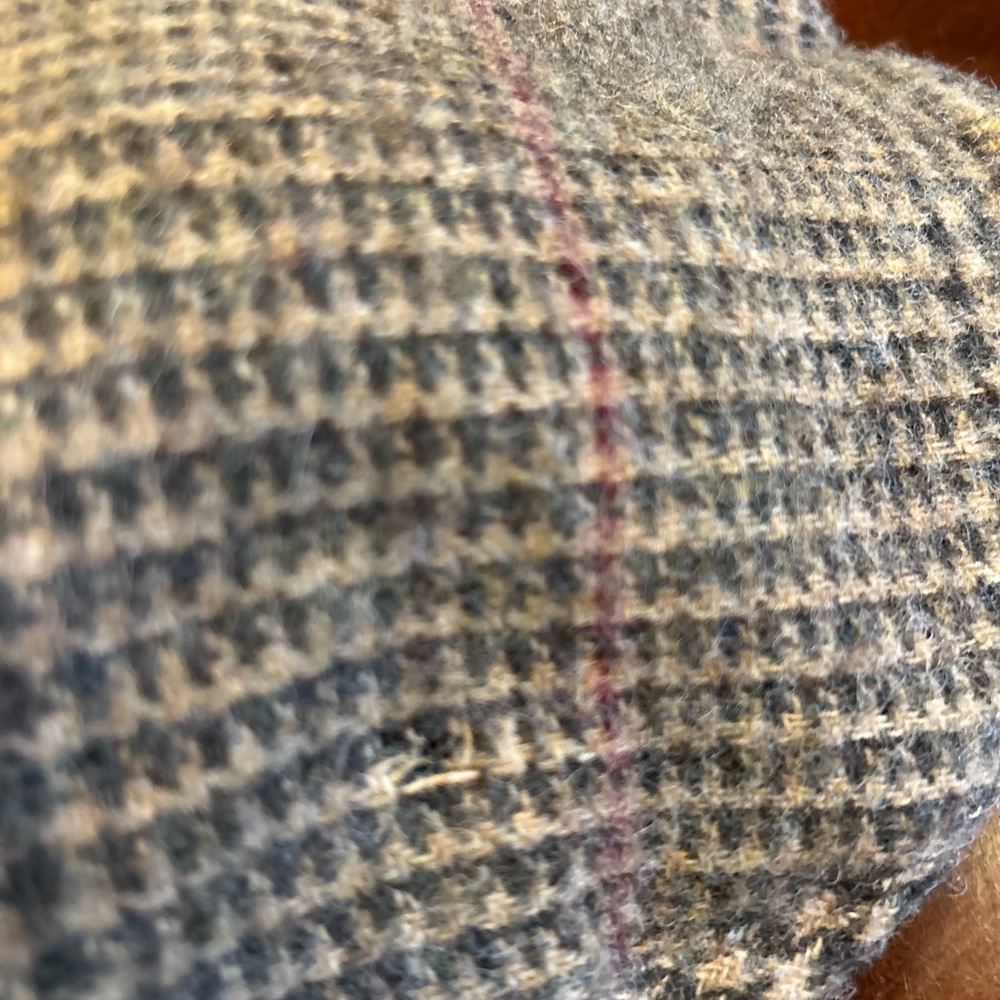 Polo Ralph Lauren Blue and Brown Plaid Newsboy Cap - Picture 5 of 9